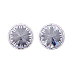 Set of 2 - Moissanite Round Gemstone 5.00 Ct.(Round 9.00mm).