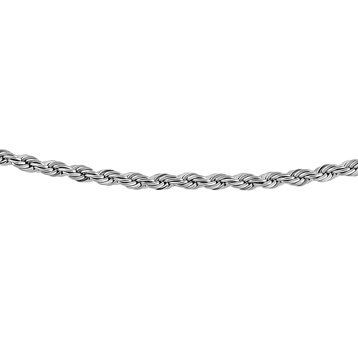 Set of 2 - Necklace Pure White Stainless Steel 4193541 4