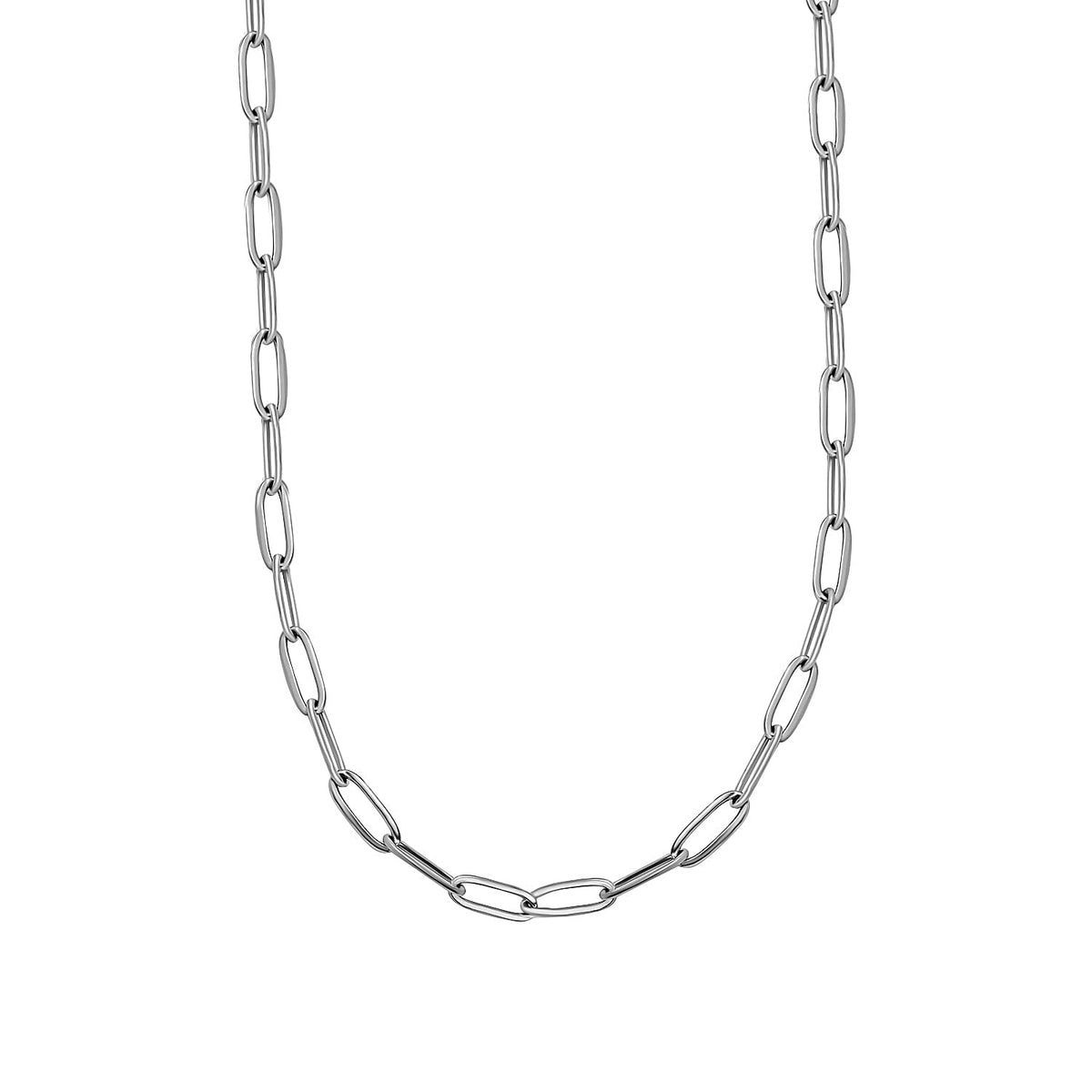 Set of 2 - Necklace Pure White Stainless Steel 4206661 5