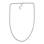 Set of 2 -  NecklaceE Pure White Stainless Steel