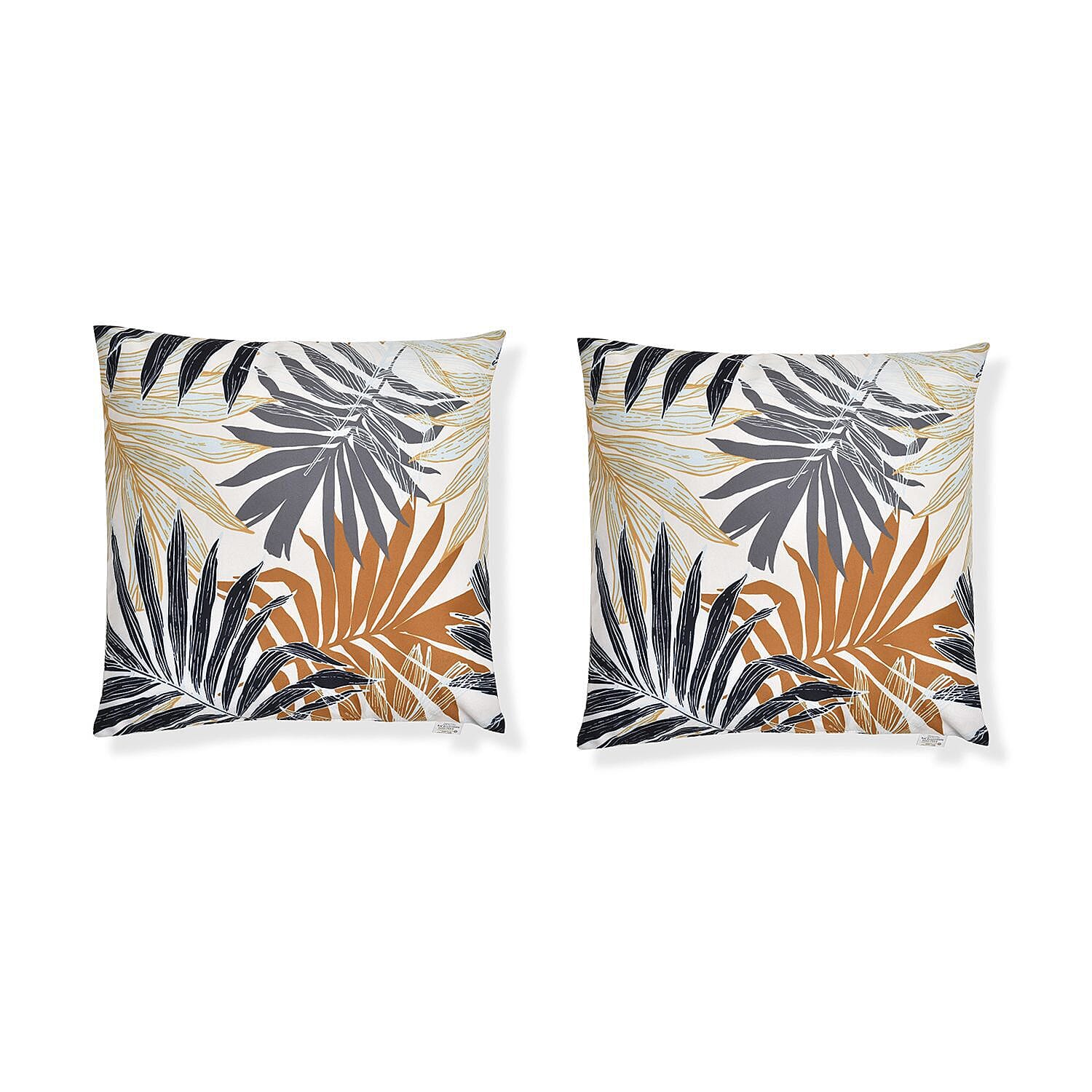 Set of 2 -  Palm Leaves Pattern Cushion 7276691 3