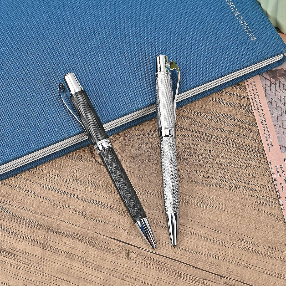 Set of 2 Ballpoint Pen - Black 7588619 1