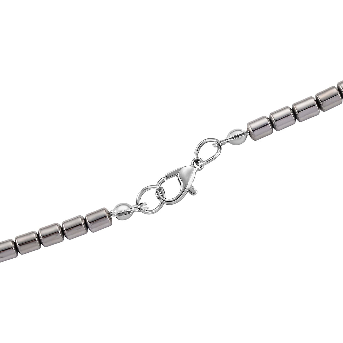 Set of 2 - Silver Plated Hematite Cross and Turtle Necklace (Size - 25) 448.50 Ct. V32733467 7