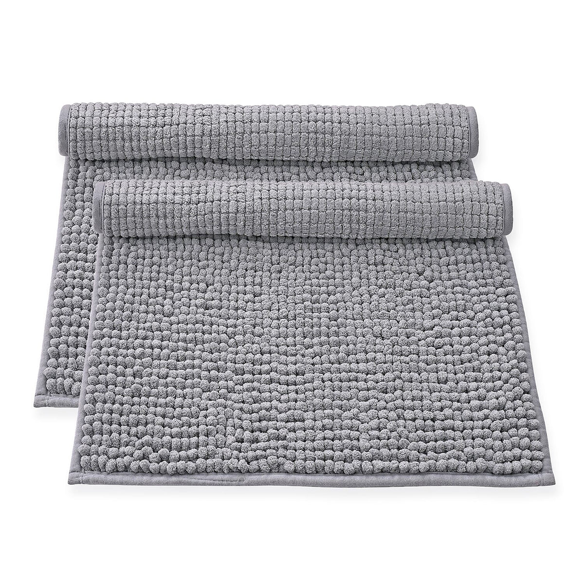 Set of 2 Super Soft Chenille Bath Mats (40 x 60 cm) V32577391 6