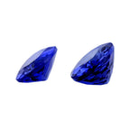 Set of 2 - AAAA Tanzanite Oval 6.5x4.5 mm Gemstone 1.20 Ct.