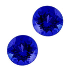 Set of  2 - AAAA Tanzanite Round 5 mm Gemstone 1 Ct.