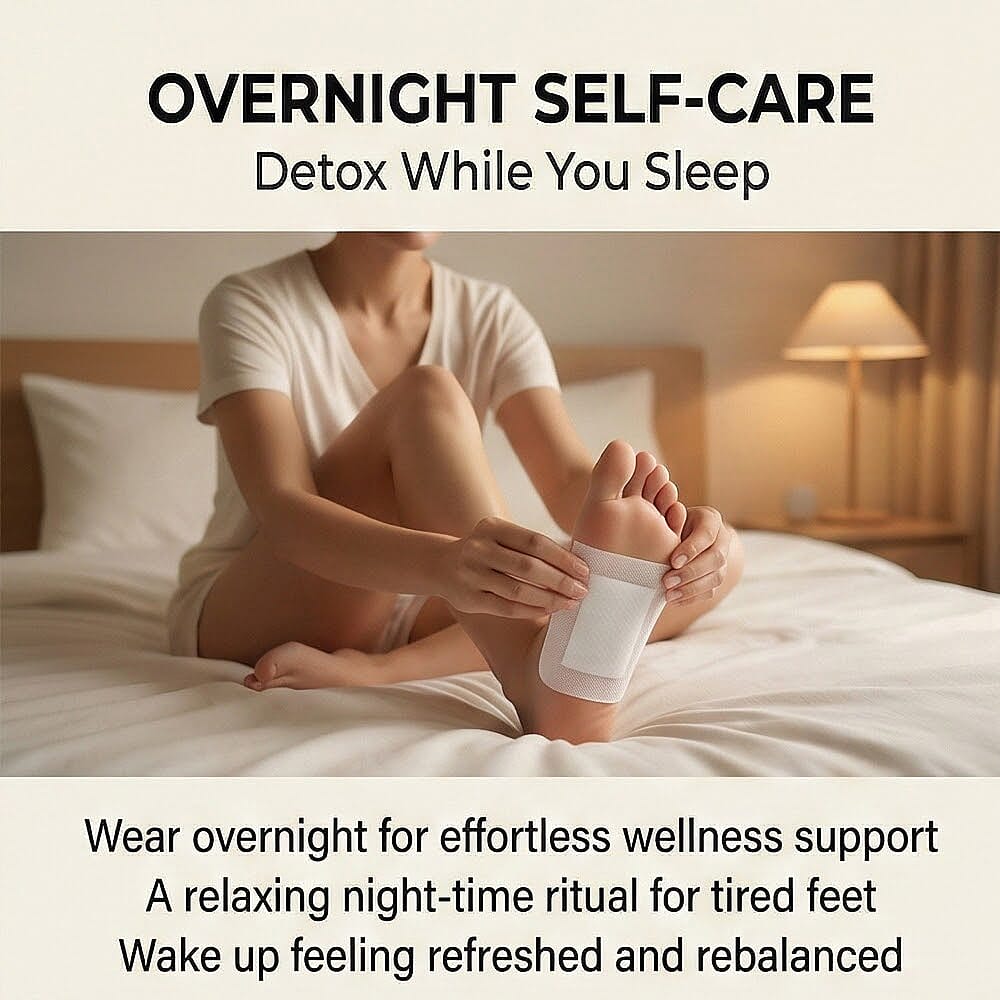 Set of 20 Detox Foot Patches with Lavender and Rose 7803843 5