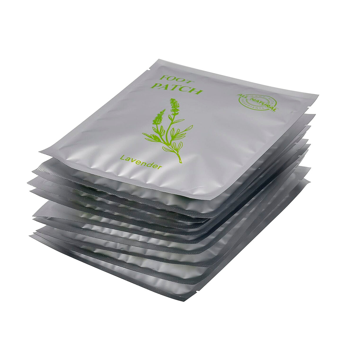 Set of 20 Detox Foot Patches with Lavender and Rose 7803843 7