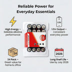 24 Fuji Energy AA High Energy Alkaline Batteries (Use by November 2028)