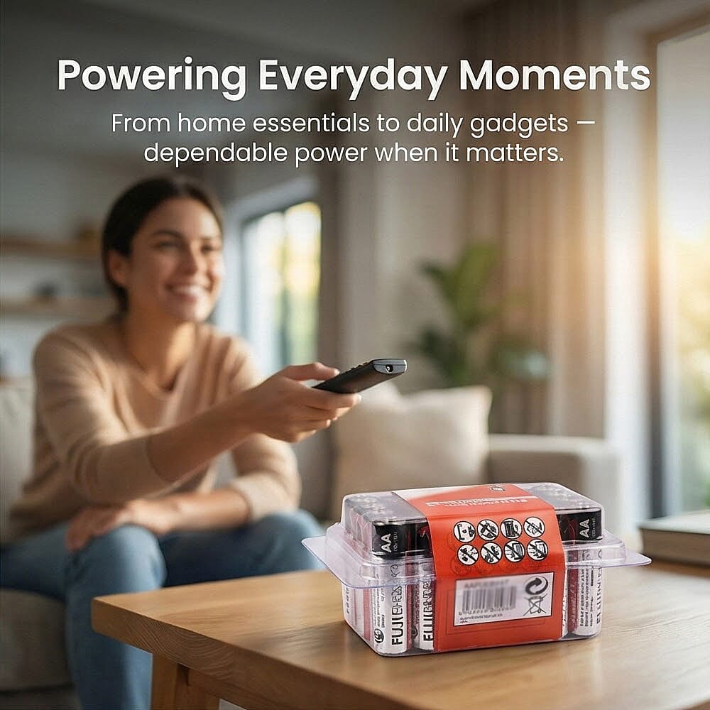 Set of 24 Fuji Energy AA High Energy Alkaline Batteries (Use by May 2026) V32516856 4