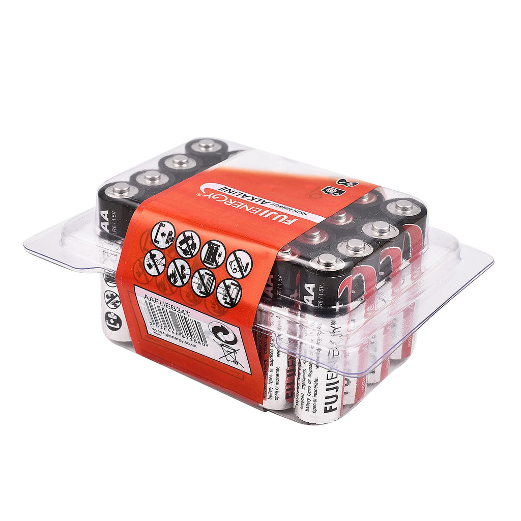 24 Fuji Energy AA High Energy Alkaline Batteries (Use by November 2028)