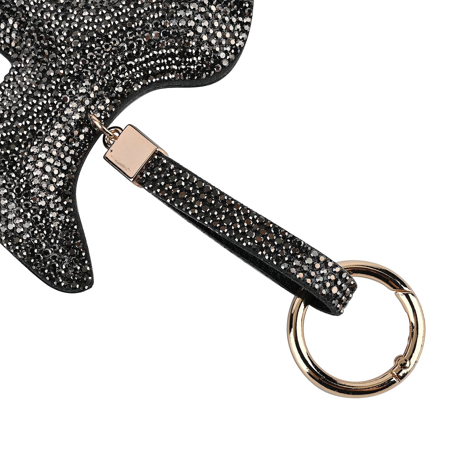 Set of 3 Crystal Animal Keychain (Pattern- Dog, Cat &amp; Bear) - Black 7582590 5