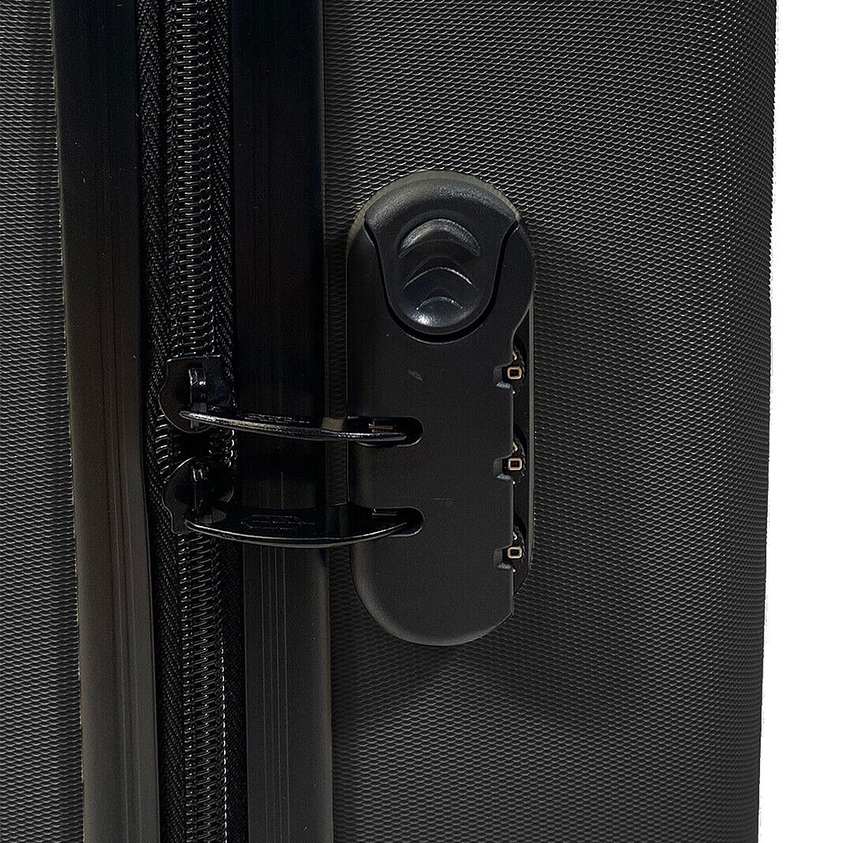 Set of 3 Bordlite Premium Hard Shell Suitcase with 360-Degree Spinning Wheels - Black 7657372 4