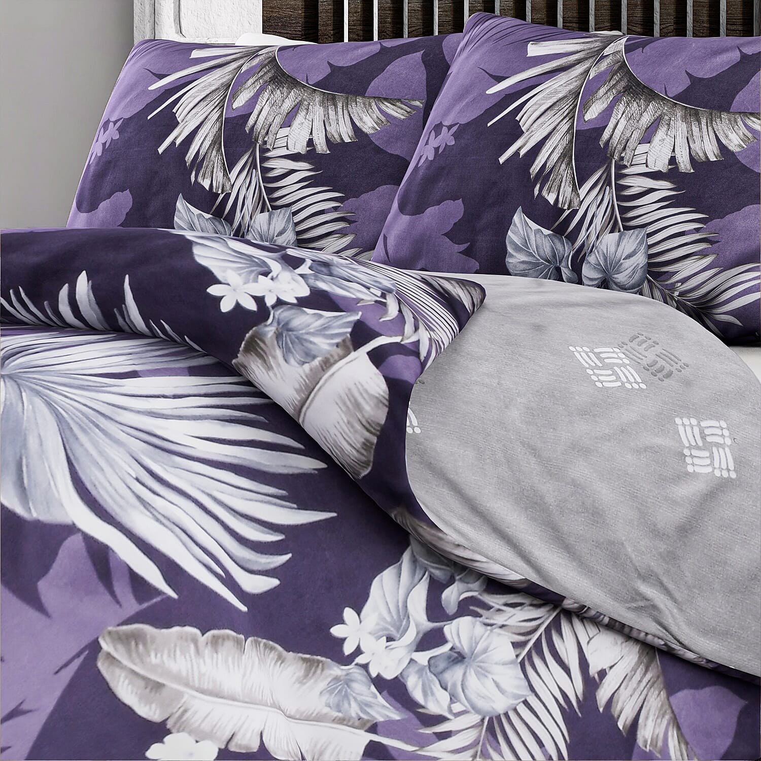 Set of 3 Digital Printed Duvet Cover and 2 Pillowcases 7672583 3