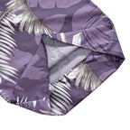 Polyester Printed Duvet Cover (Size 225x1 cm) - Purple & Ivory