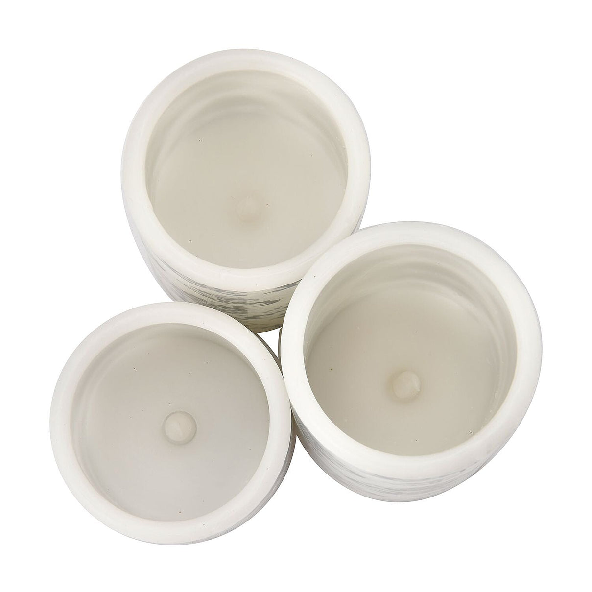 Set of 3 - LED Colour Changing Damask Pattern Candle with Remote (AAA Battery Not Inc.) - Multi 7258367 7