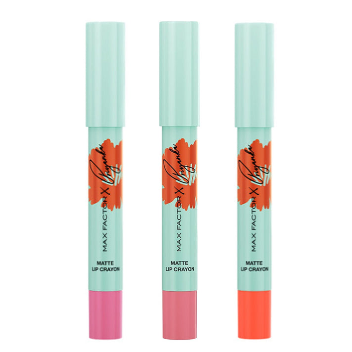 Set of 3- Max Factor Priyanka Lip Crayon Set - Includes Magic Lily, Orange Grace &amp; Azalea Bliss 8520226 1