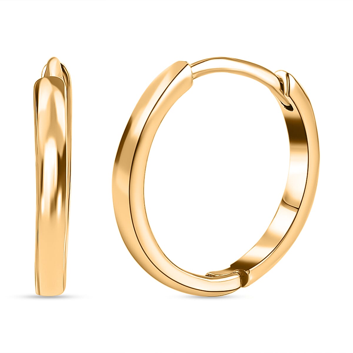 Set of 3 - Moissanite Earrings in 18K Vermeil Yellow Gold Plated Sterling Silver 4179075 4