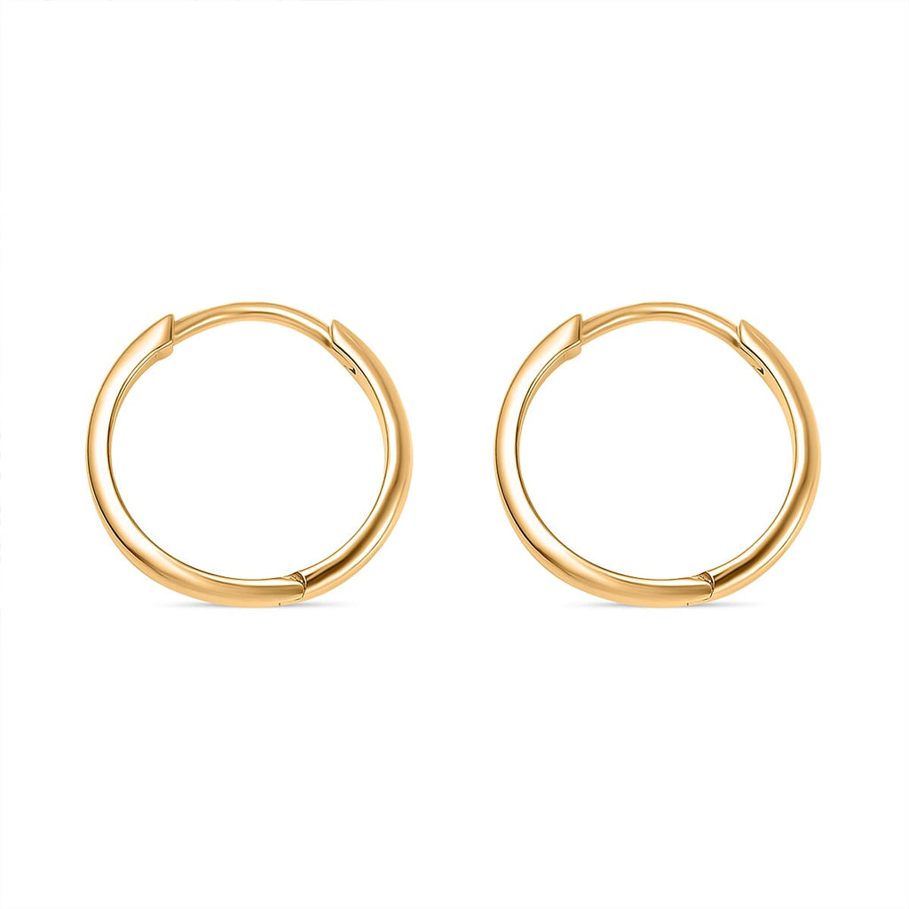Set of 3 -  Moissanite Solitaire Stud Push Post Earring in Vermeil YG Sterling Silver  0.530  Ct.