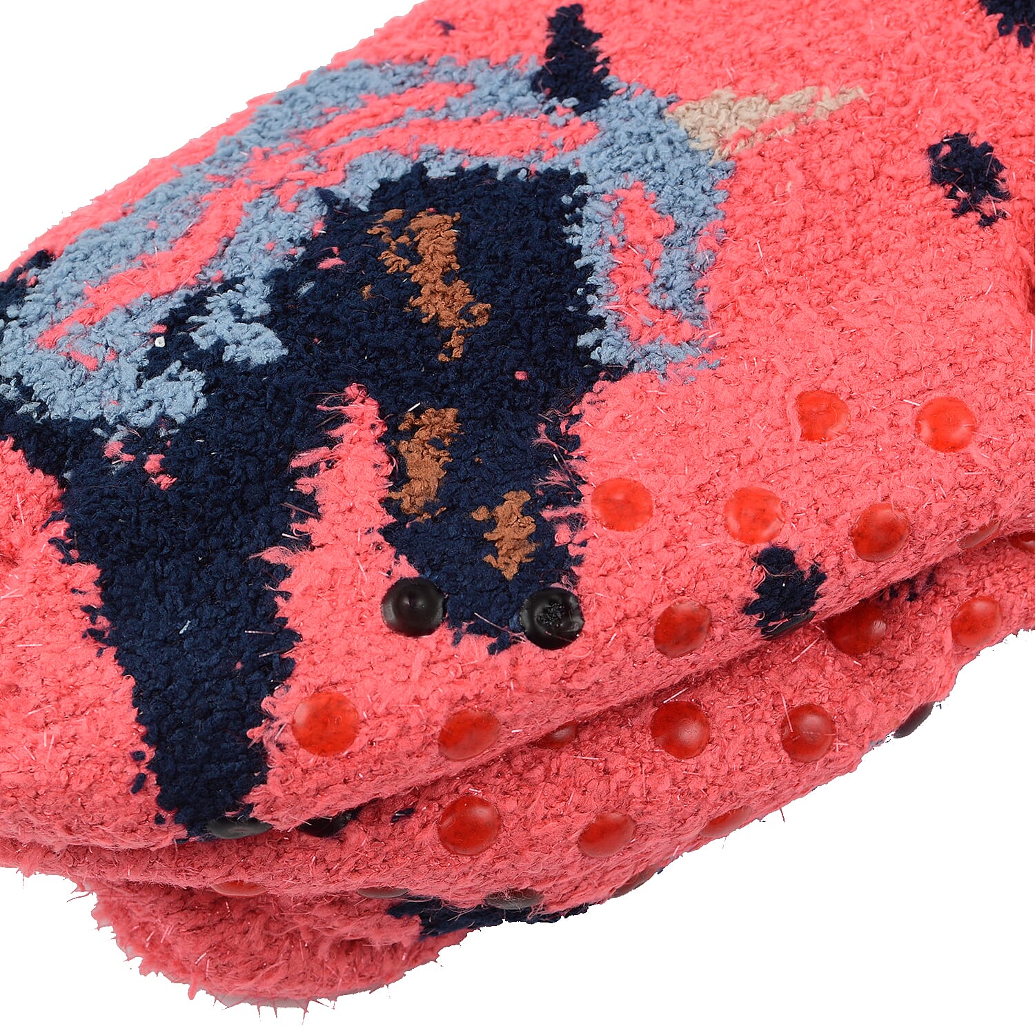 Set of 3 Pairs of Cartoon Themed Pattern Double Layer Socks - Multi 7585842 6