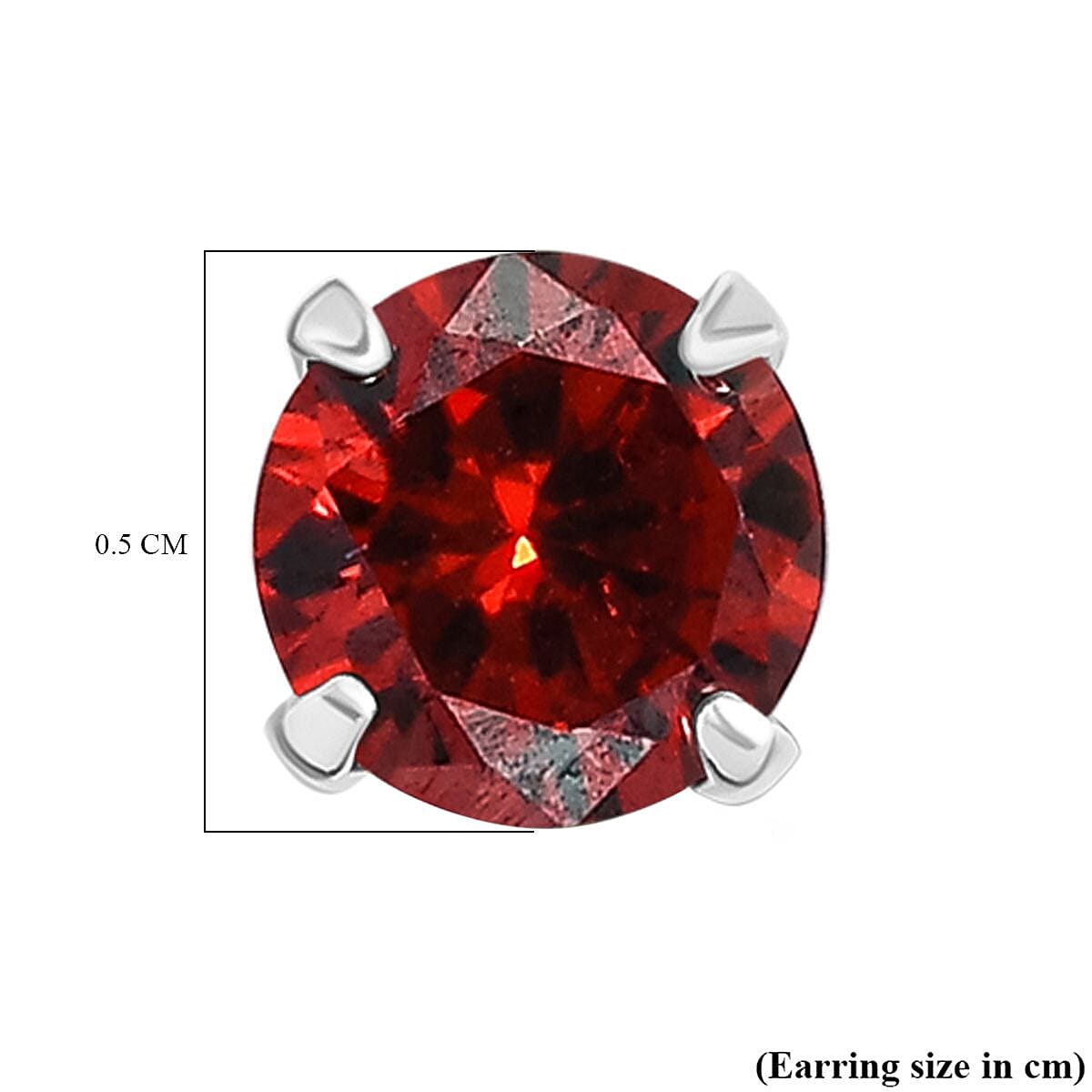 Set of 3 -  Red Garnet, Hebei Peridot &amp; Amethyst Earrings in Sterling Silver 3.00 Ct. 4192305 4