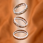 Royal Bali Legacy Collection Set of 3 Island Rings Sterling Silver