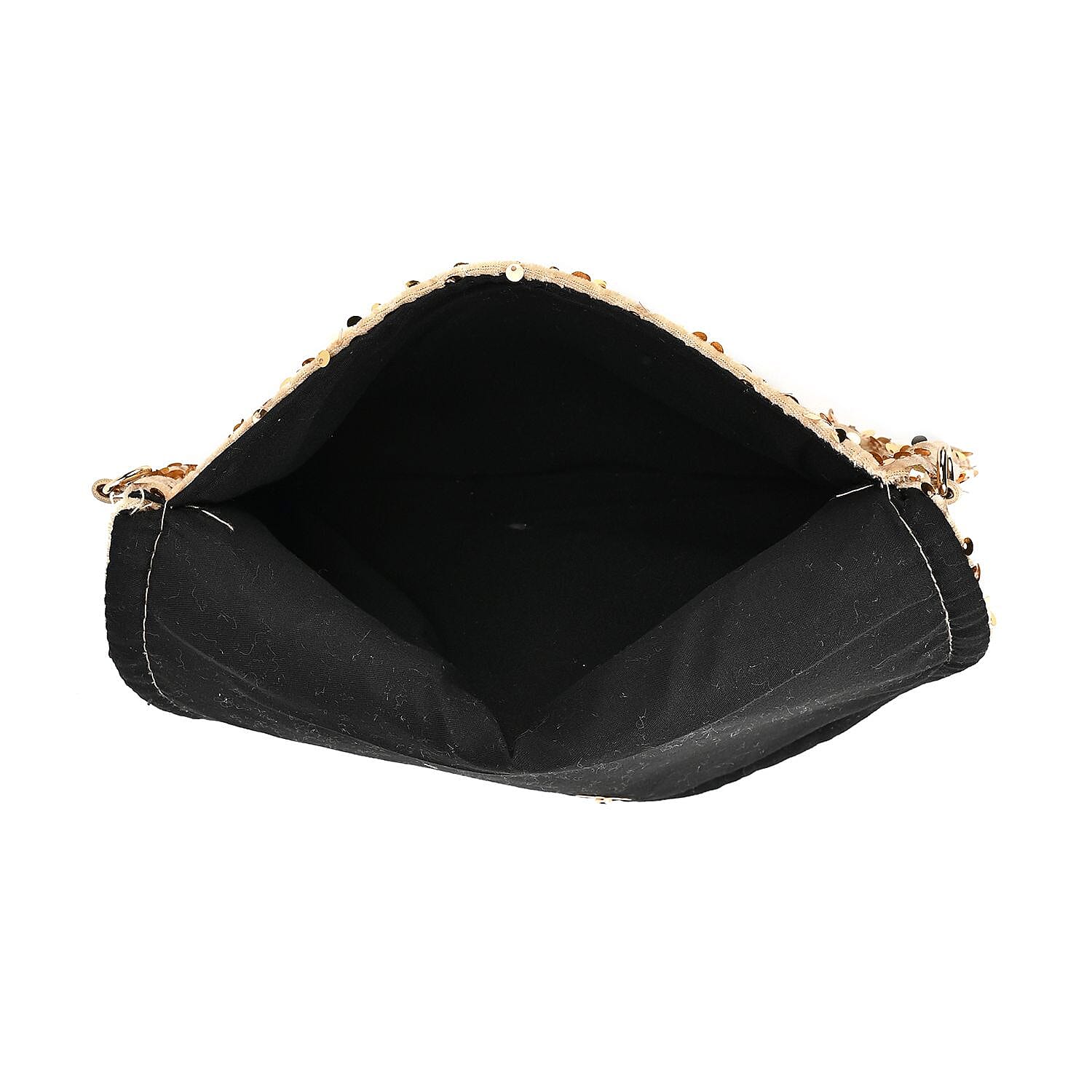 Set of 3 Sequin Bag (Includes Shoulder Bag, Crossbody Bag &amp; Clutch Bag) - Champagne 7618646 9