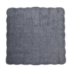 3 Pcs Set Summer Quilt and 2 Pillowcases (Size 225x220 Cm) - Grey