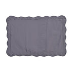3 Pcs Set Summer Quilt and 2 Pillowcases (Size 225x220 Cm) - Grey