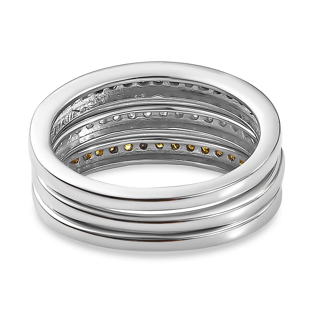 Set of 3 Stackable Diamond Rings 4225857 4