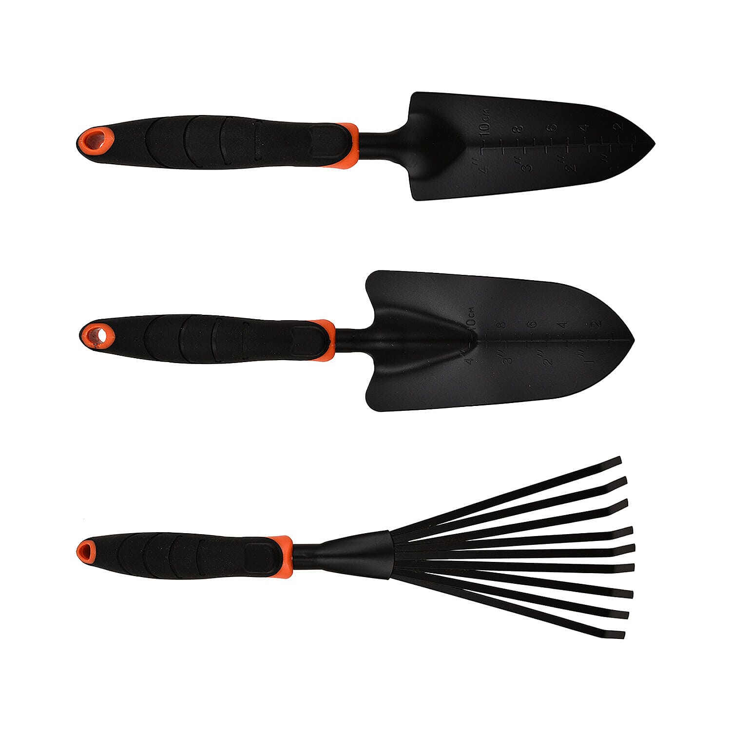 Black - Decker Garden Tool Set - Trowel, Fan Rake, Transplanter, Kneepad. 2 Year Guarantee 7436897 1