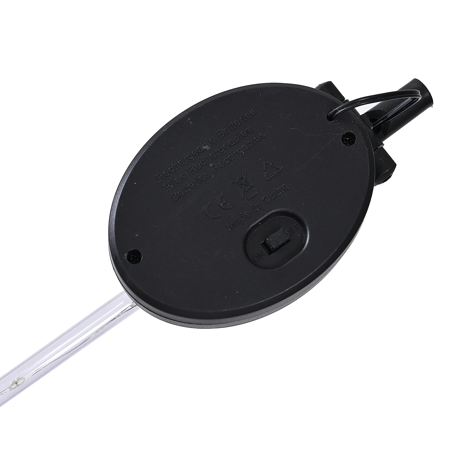 Set of 4 - Fibre Optic Jellyfish Solar-Charging Light Stakes (40x81cm) RGB Color Changing Pathway Lights with IP44 Waterproof Design - White 8023221 8