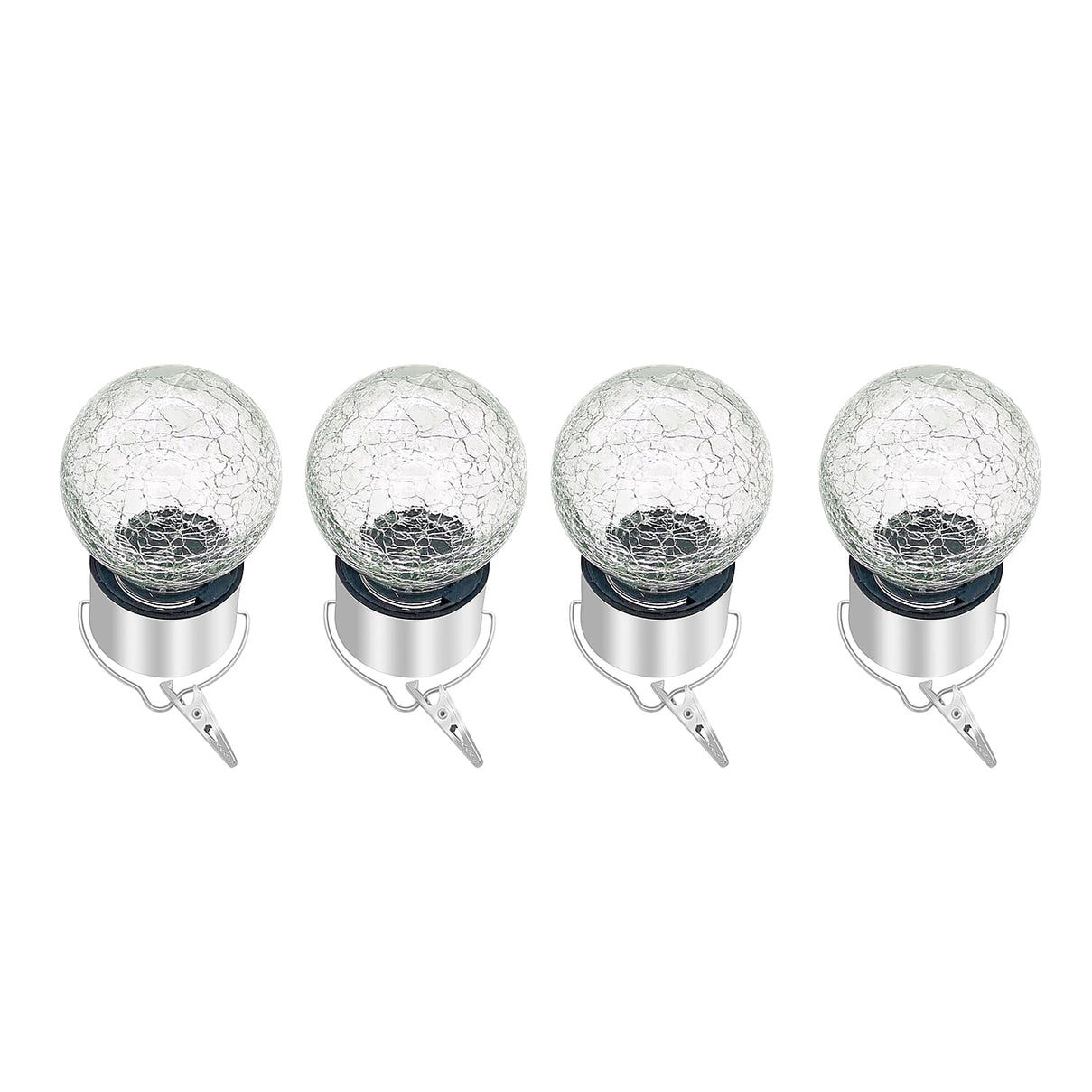 Set of 4 - Solar Garden 7 Colour Changing String Light (6- 8 Hours, 2V-11mAh) 7510922 0