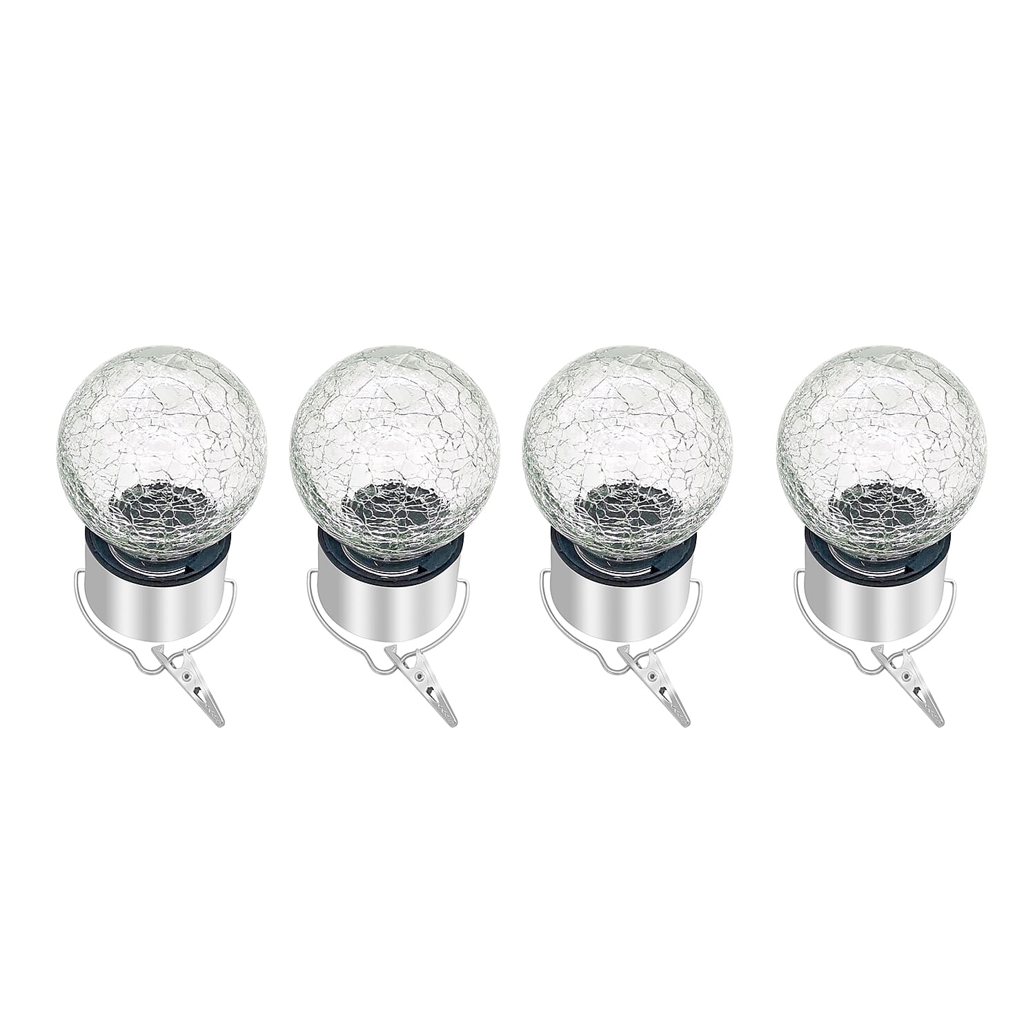 Set of 4 - Solar Garden 7 Colour Changing String Light (6- 8 Hours, 2V-11mAh) 7510922 0