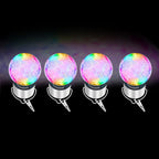 Set of 4 - Solar Garden 7 Colour Changing String Light (6- 8 Hours, 2V-11mAh)