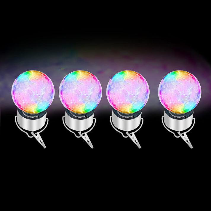 Set of 4 - Solar Garden 7 Colour Changing String Light (6- 8 Hours, 2V-11mAh) 7510922 2