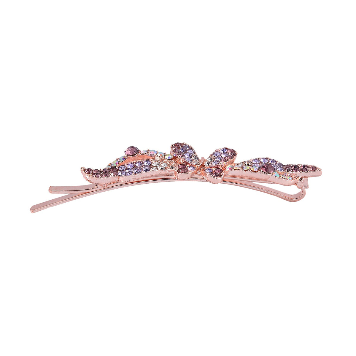 Set of 12 - Multicolour Austrian Crystal Butterfly Hair Clips 4237687 4
