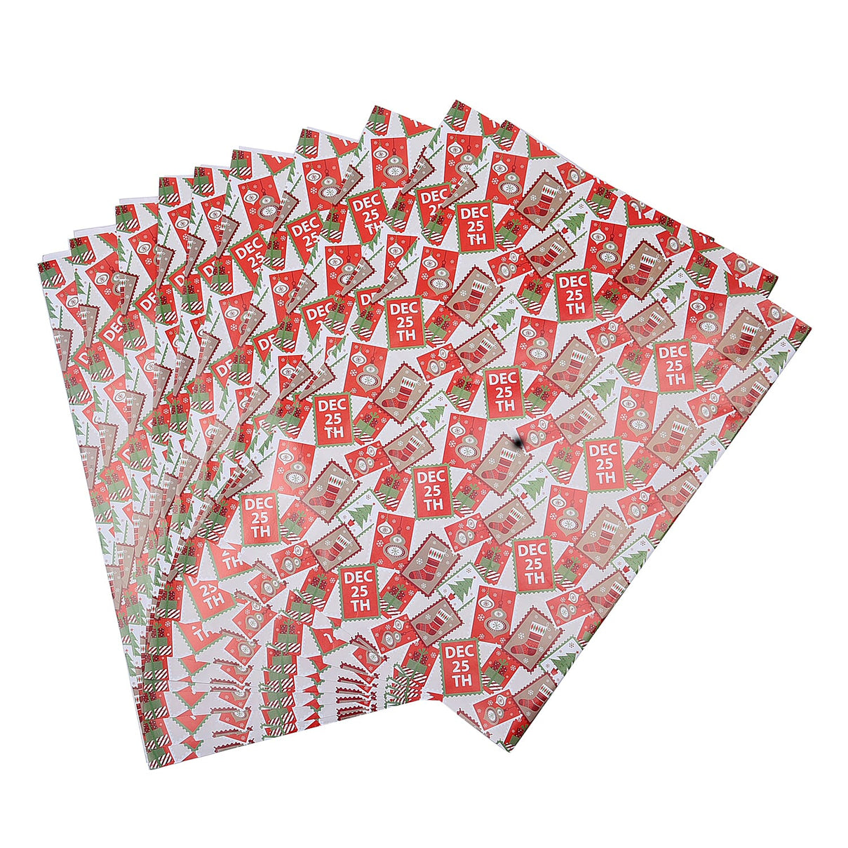 Set of 40 - Gift Wrapping Papers - Beige and Multi 6715885 3