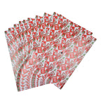 Set of 40 - Christmas Theme Wrapping Gift Papers (Size 74x51 Cm) - Beige and Multi