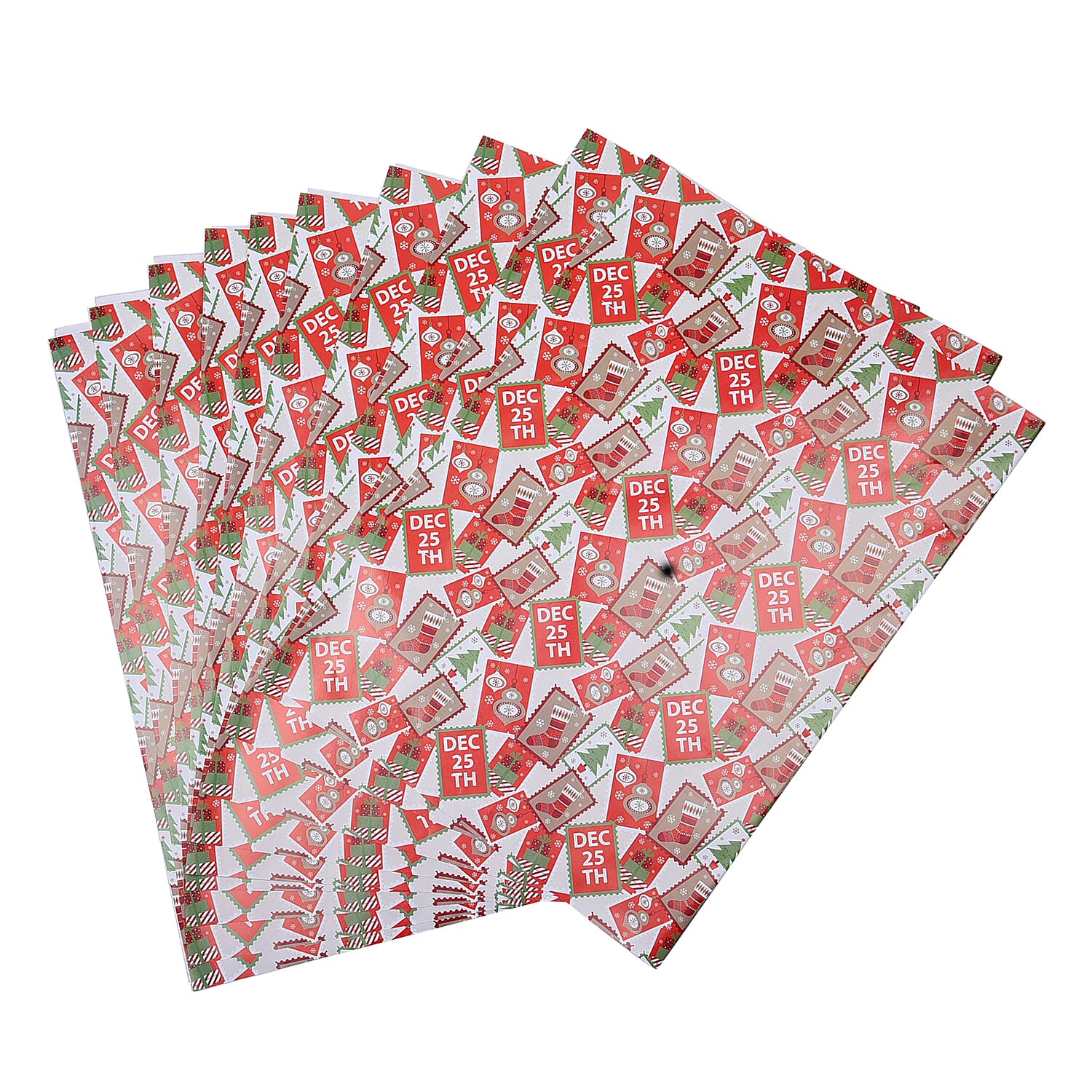 Set of 40 - Gift Wrapping Papers - Beige and Multi 6715885 3