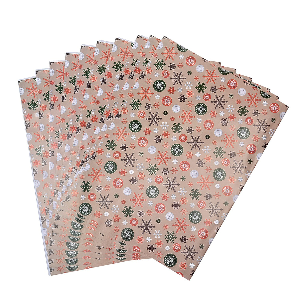 Set of 40 - Gift Wrapping Papers - Beige and Multi 6715885 5