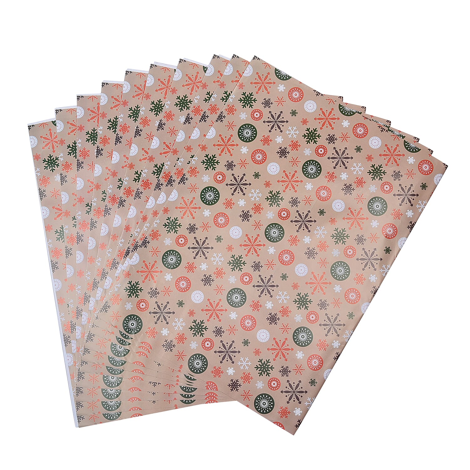 Set of 40 - Gift Wrapping Papers - Beige and Multi 6715885 5
