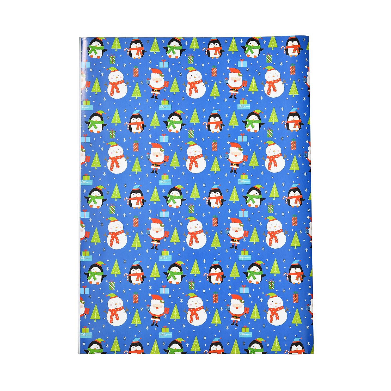 Set of 40 Pieces (10 Pieces x 4 Styles) Wrapping Papers (Size - 74x51 cm) - Multi 7505737 1