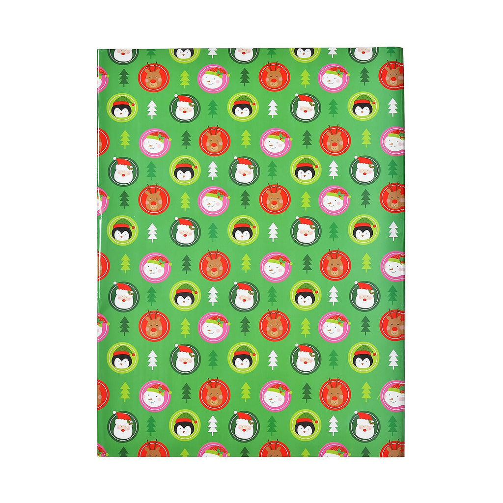 Set of 40 Pieces (10 Pieces x 4 Styles) Wrapping Papers (Size - 74x51 cm) - Multi