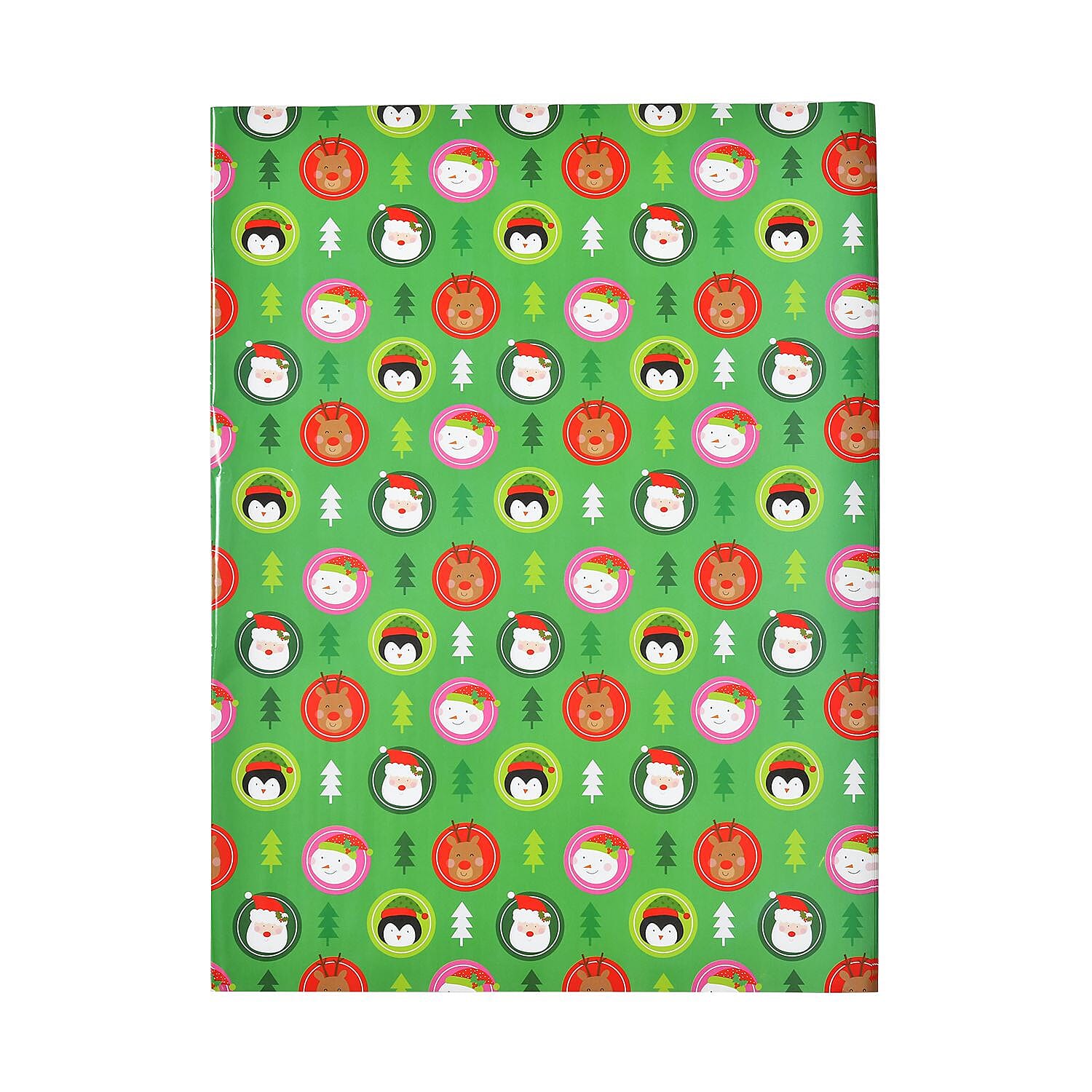 Set of 40 Pieces (10 Pieces x 4 Styles) Wrapping Papers (Size - 74x51 cm) - Multi 7505737 3
