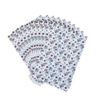Set of 40 - Christmas Theme Wrapping Gift Papers (Size 51x74Cm) - Blue and Multi
