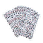 Set of 40 - Christmas Theme Wrapping Gift Papers (Size 51x74Cm) - Blue and Multi