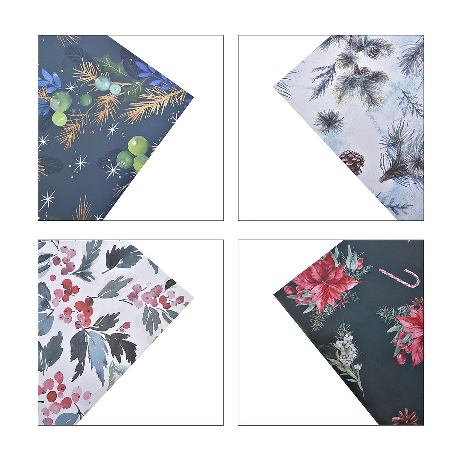 Set of 40 - Printed Gift Wrapping Papers - Blue and Multi 6715887 7