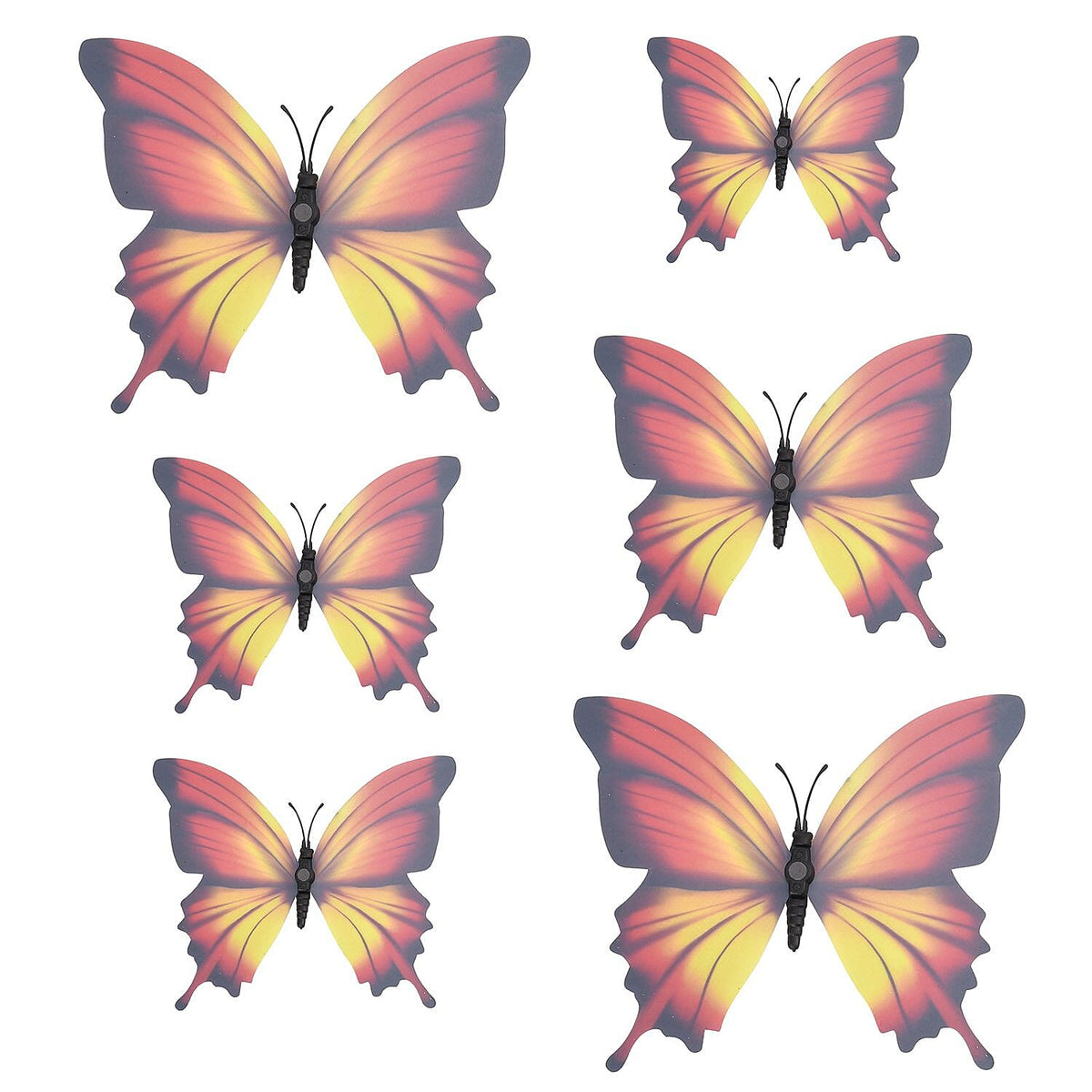 42 - 3D Magnet Butterflies Hanging Decoration Multi 7282172 2