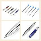Set of 5 Crystal Lamp LED Ballpoint Pens